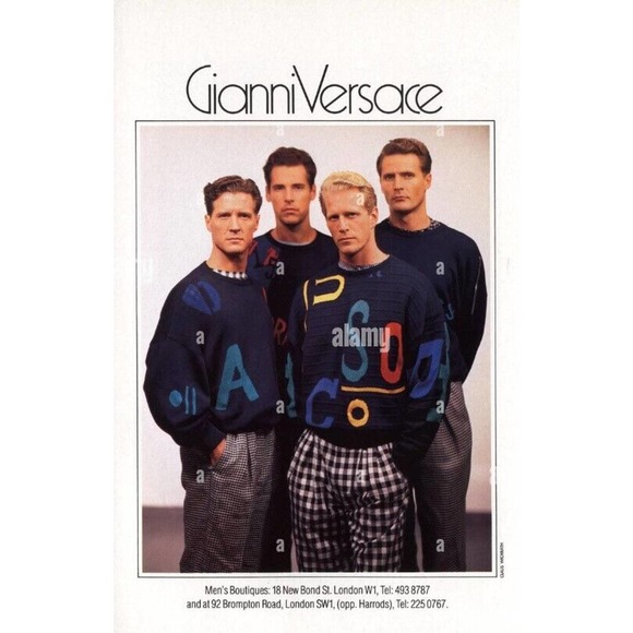 Gianni Versace Vintage 80's-90's Gray Numbers Cotton-Linen Oversize Blazer 40-42 - Picture 10 of 10